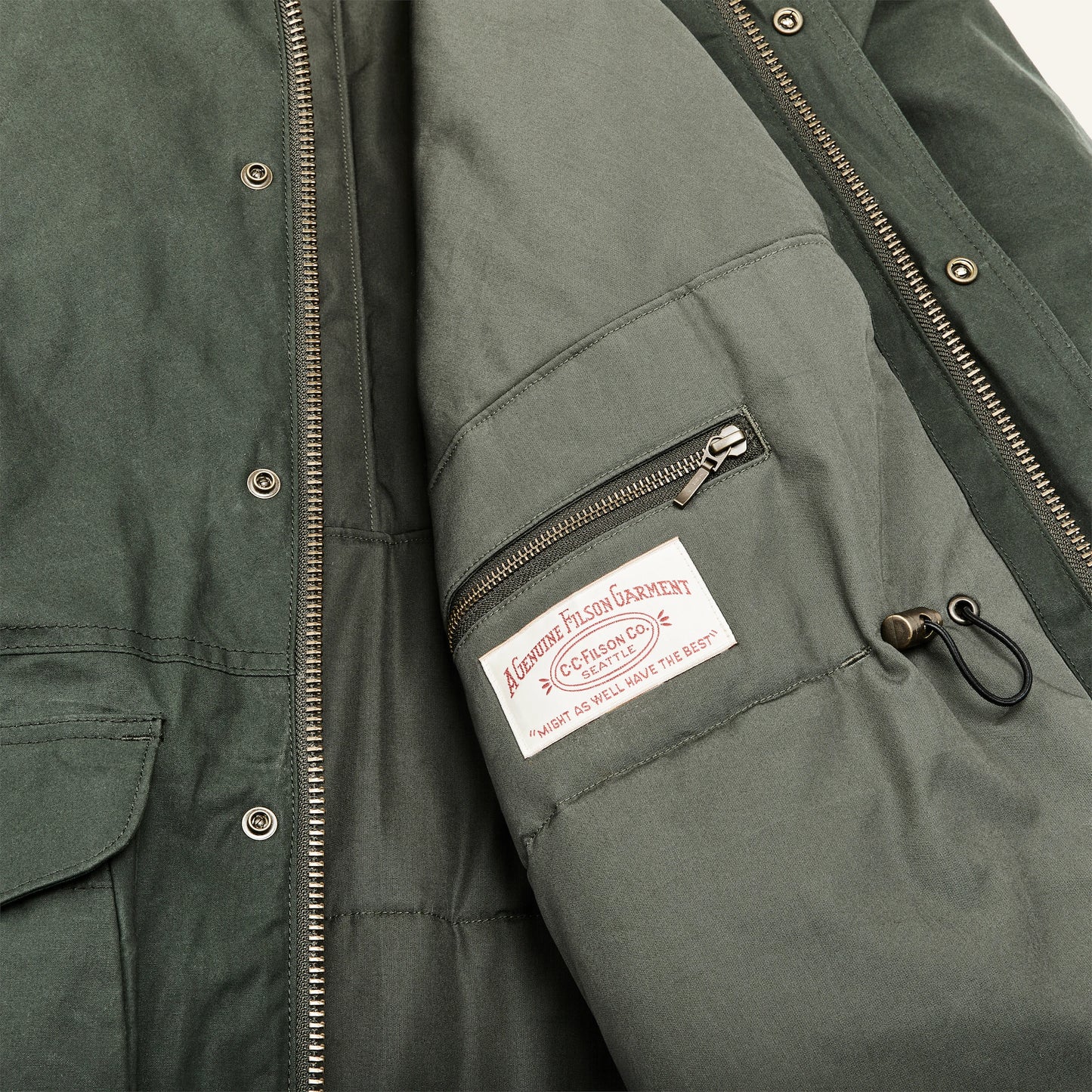 FILSON RANGER INSULATED FIELD JACKET - DEEP FOREST