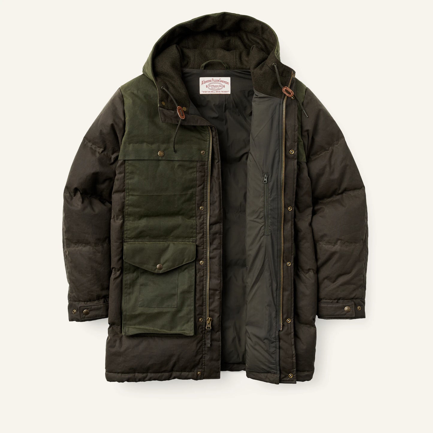 FILSON DOWN CRUISER PARKA - OTTER GREEN