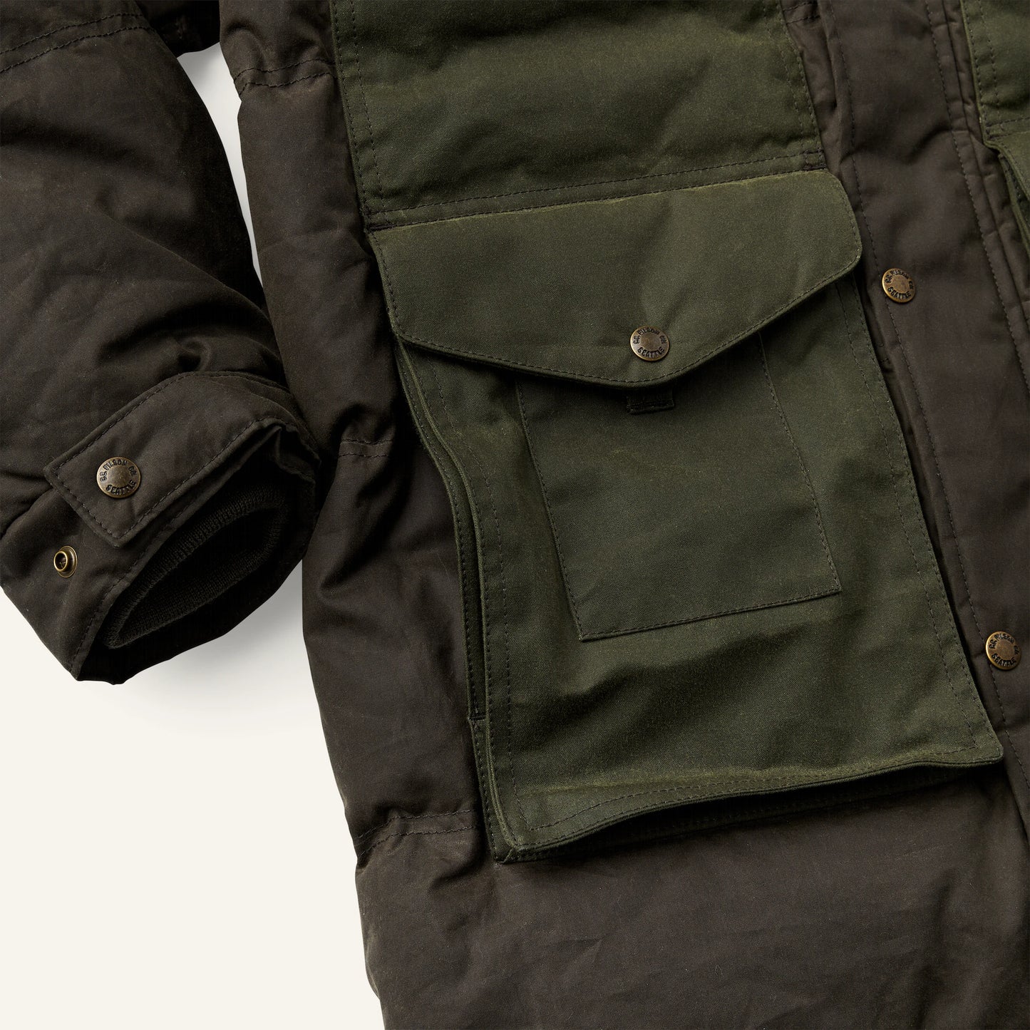 FILSON DOWN CRUISER PARKA - OTTER GREEN