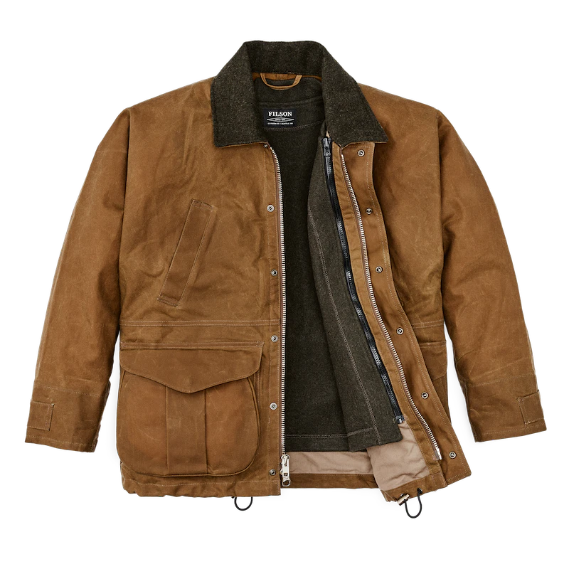 FILSON TIN CLOTH FIELD JACKET IMPORTED - DARK TAN