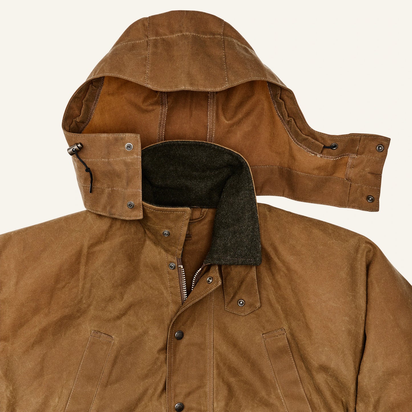 FILSON TIN CLOTH FIELD JACKET IMPORTED - DARK TAN