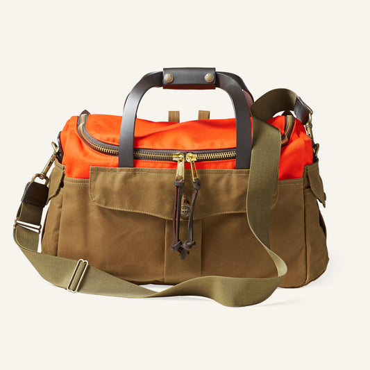 FILSON HERITAGE SPORTSMAN BAG - ORANGE/DARK TAN