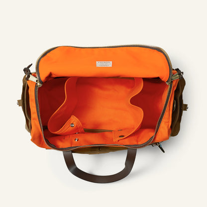 FILSON HERITAGE SPORTSMAN BAG - ORANGE/DARK TAN