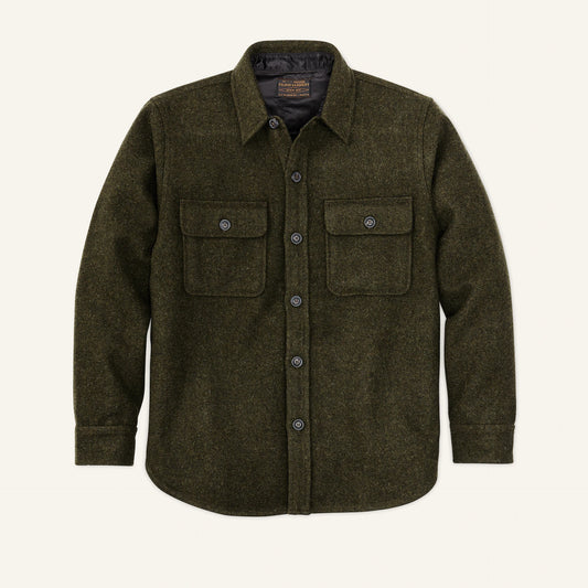 FILSON CPO WOOL JAC-SHIRT - FOREST GREEN