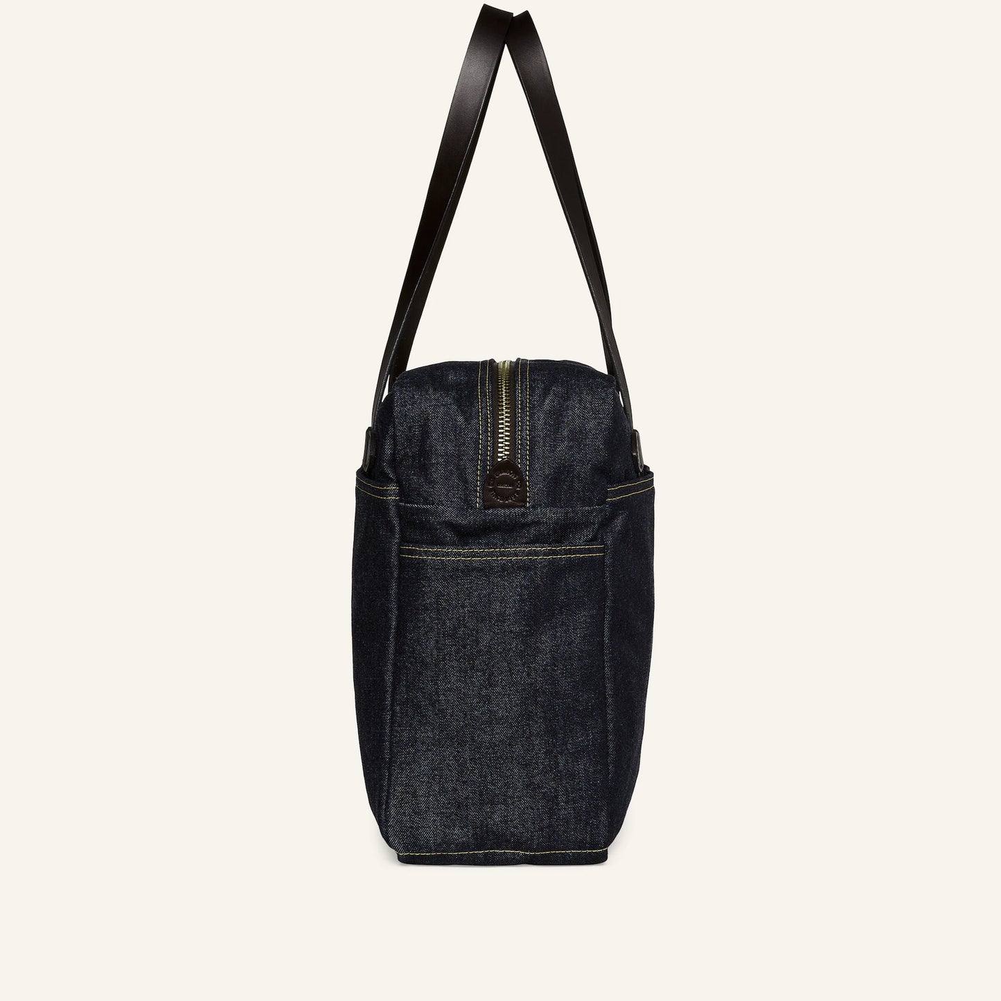 FILSON DENIM ZIPPER TOTE BAG - RAW INDIGO