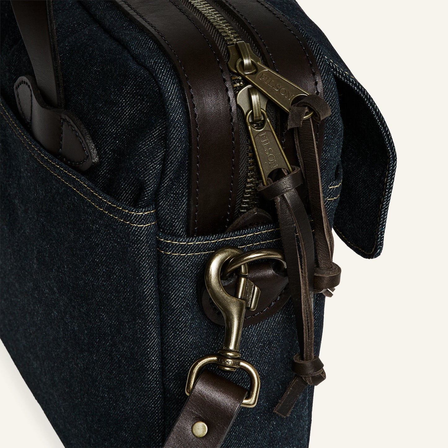 FILSON DENIM ORIGINAL BRIEFCASE - RAW INDIGO