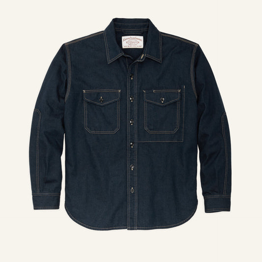 FILSON DENIM WORK SHIRT - MID-WASH INDIGO