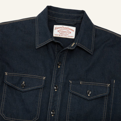 FILSON DENIM WORK SHIRT - MID-WASH INDIGO