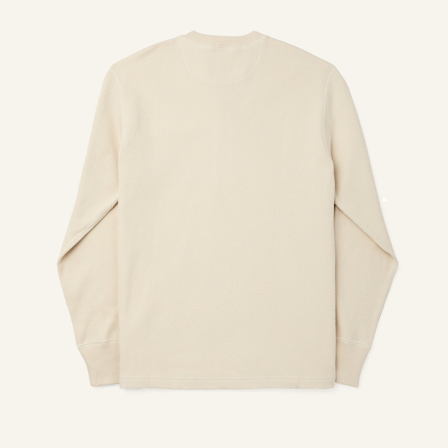 FILSON WAFFLE KNIT HENLEY - SAND