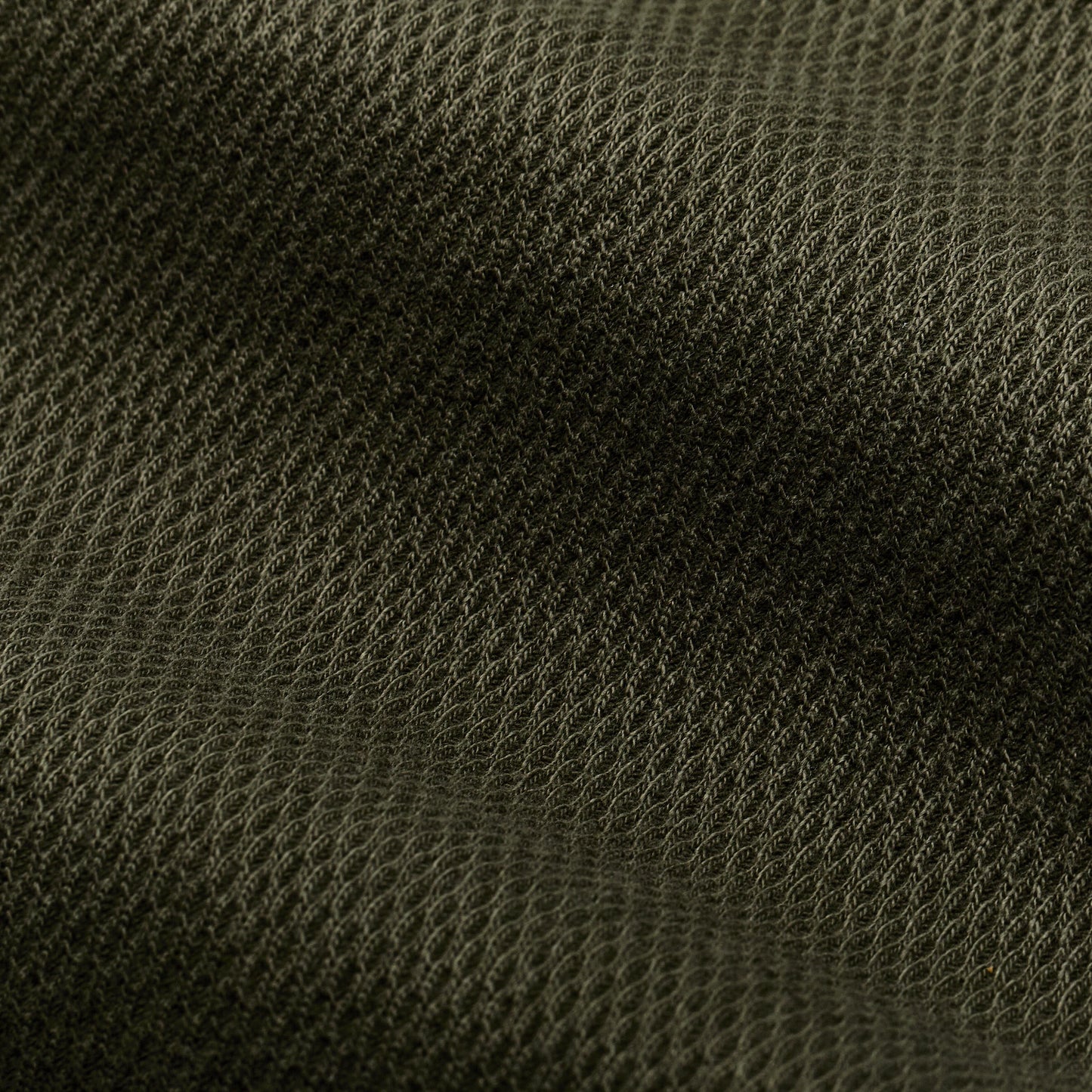 FILSON WAFFLE KNIT THERMAL CREW - MOSSY ROCK