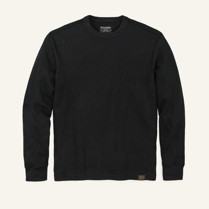 FILSON WAFFLE KNIT THERMAL CREW - NAVY