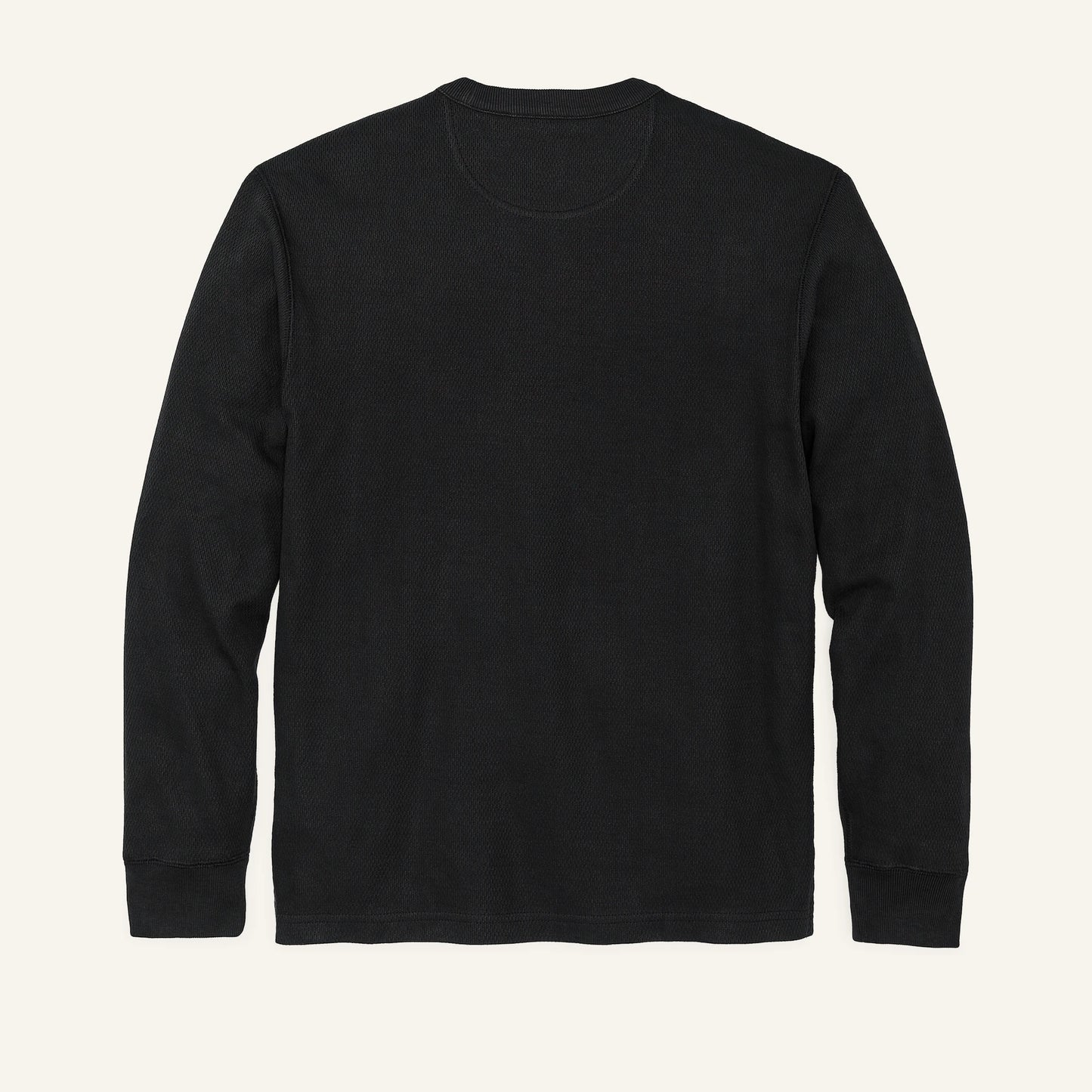 FILSON WAFFLE KNIT THERMAL CREW - NAVY