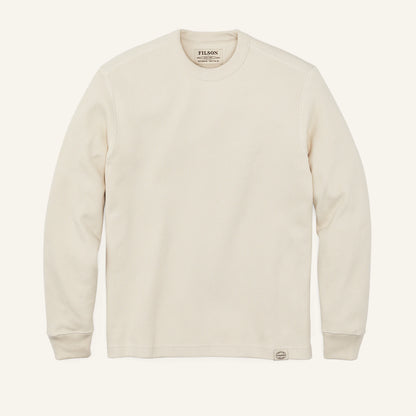 FILSON WAFFLE KNIT THERMAL CREW - SAND