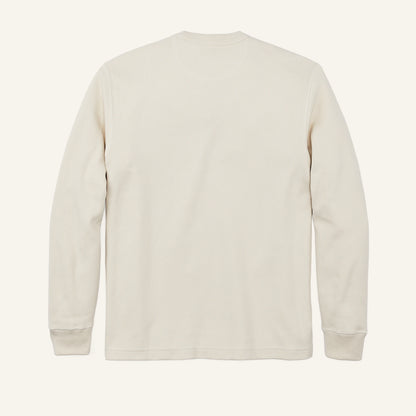 FILSON WAFFLE KNIT THERMAL CREW - SAND