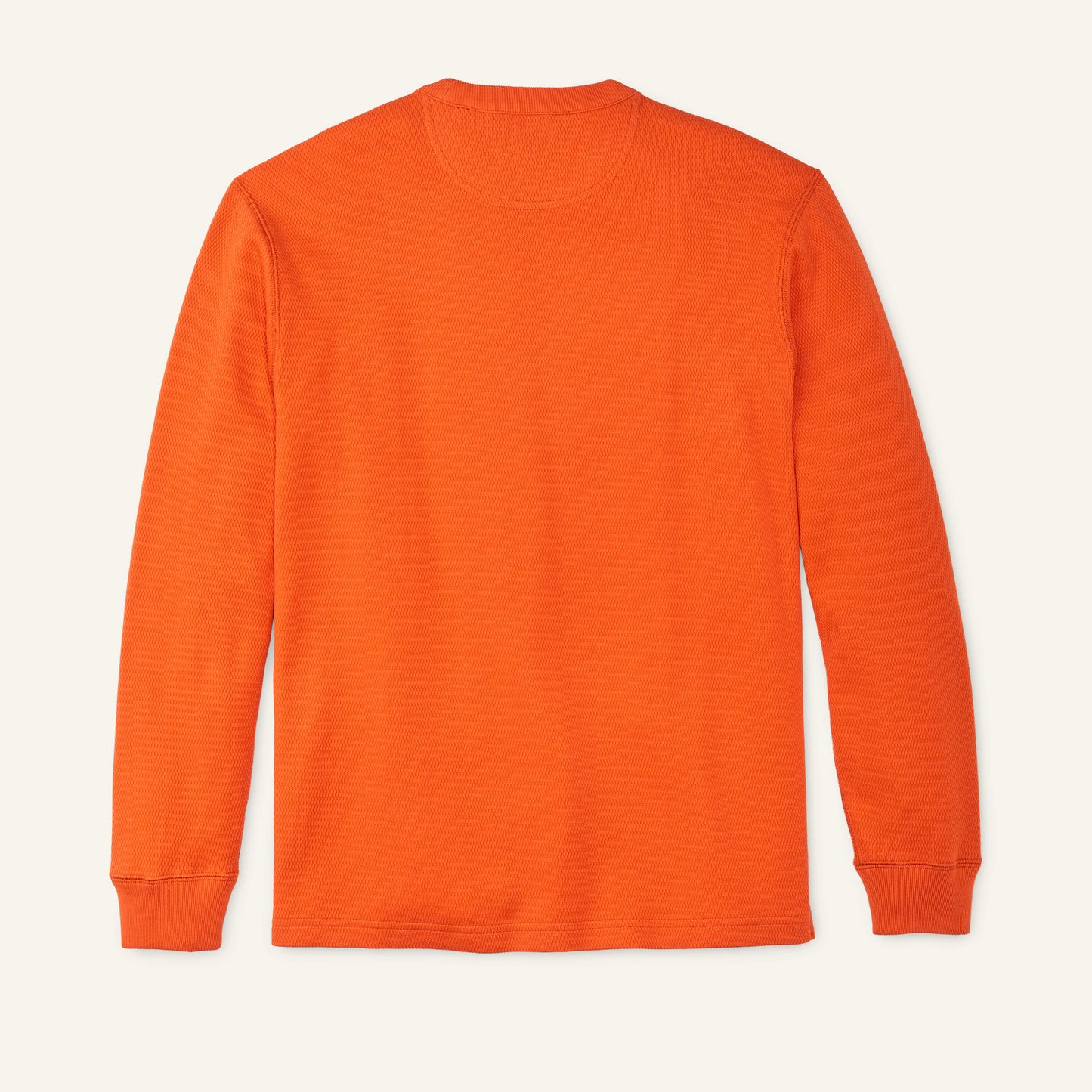 FILSON WAFFLE KNIT THERMAL CREW - FLAME