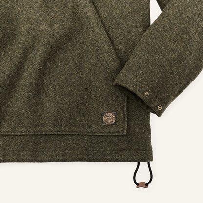 FILSON MACKINAW WOOL ANORAK - FOREST GREEN