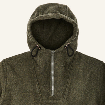 FILSON MACKINAW WOOL ANORAK - FOREST GREEN