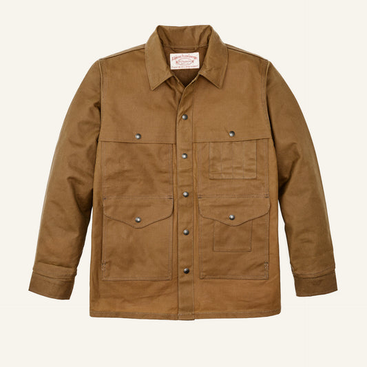 FILSON TIN CLOTH CRUISER JACKET - DARK TAN