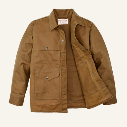 FILSON TIN CLOTH CRUISER JACKET - DARK TAN