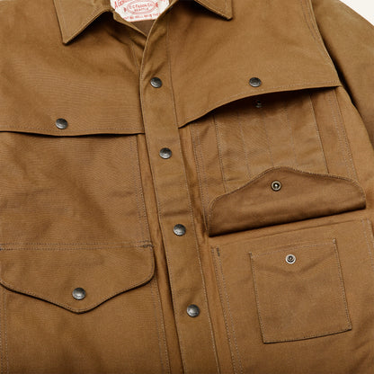 FILSON TIN CLOTH CRUISER JACKET - DARK TAN