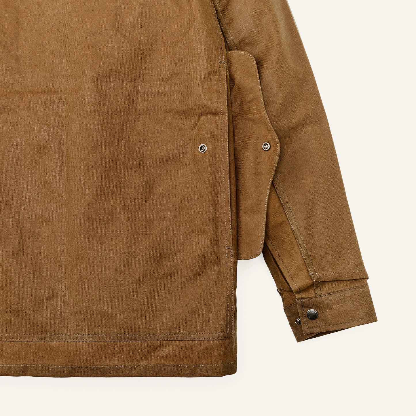 FILSON TIN CLOTH CRUISER JACKET - DARK TAN