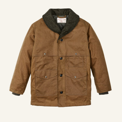 FILSON TIN CLOTH INSULATED PACKER COAT - DARK TAN