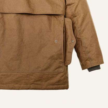 FILSON TIN CLOTH INSULATED PACKER COAT - DARK TAN