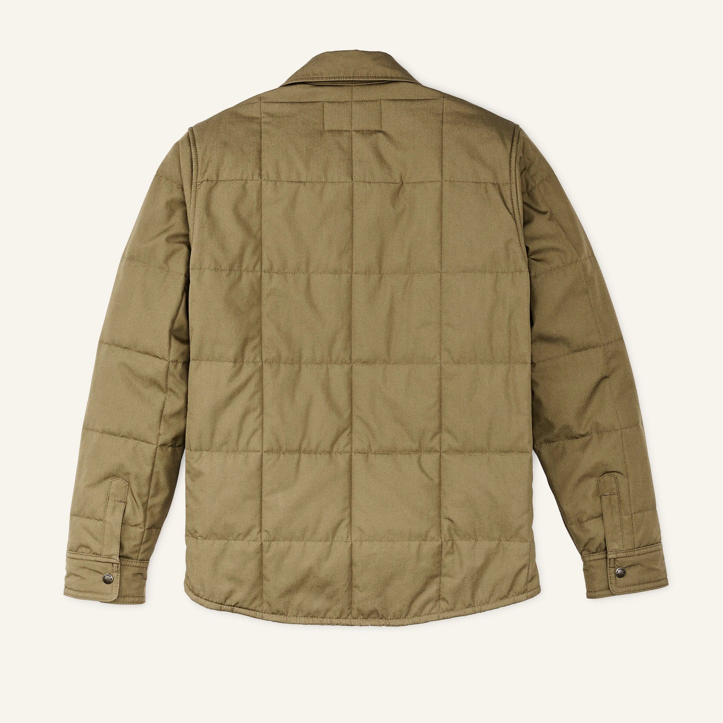 FILSON COVER CLOTH QUILTED JAC-SHIRT - OLIVE DRAB