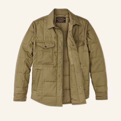 FILSON COVER CLOTH QUILTED JAC-SHIRT - OLIVE DRAB