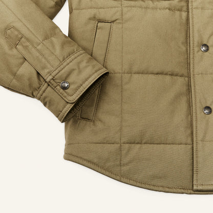 FILSON COVER CLOTH QUILTED JAC-SHIRT - OLIVE DRAB