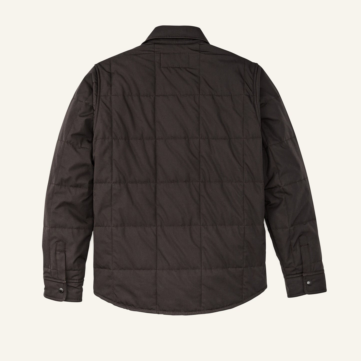 FILSON COVER CLOTH QUILTED JAC-SHIRT - CINDER