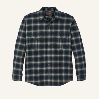 FILSON ALASKAN GUIDE SHIRT - NAVY PINE BRONZE PLAID