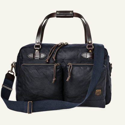 FILSON 48-HOUR TIN CLOTH DUFFLE BAG - NAVY