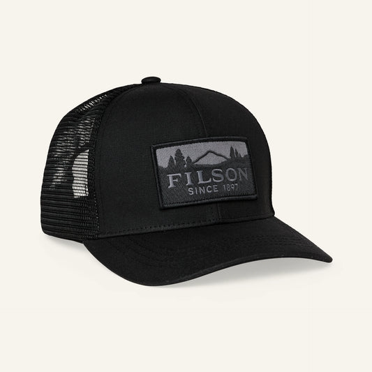 FILSON LOGGER MESH CAP - BLACK