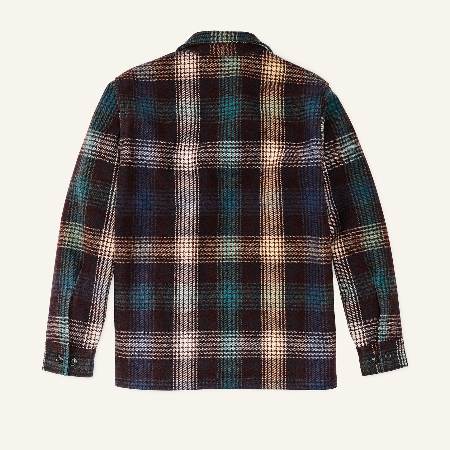 FILSON MACKINAW WOOL JAC-SHIRT - BLACK COFFEE