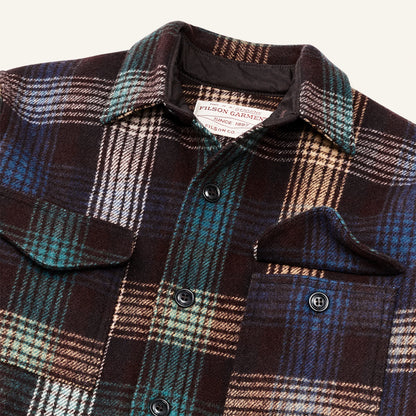 FILSON MACKINAW WOOL JAC-SHIRT - BLACK COFFEE