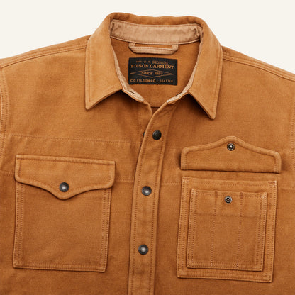 FILSON BEARTOOTH CAMP JACKET - GOLDEN BROWN MULTI STRIPE