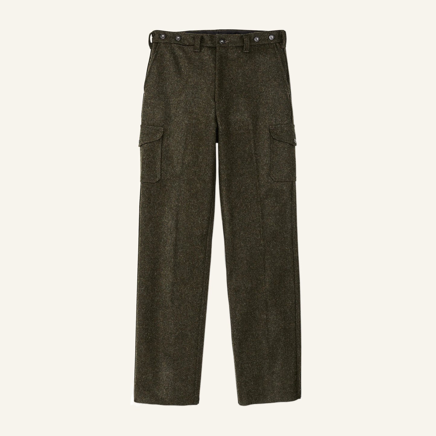 FILSON MACKINAW WOOL FIELD PANTS - Forest Green