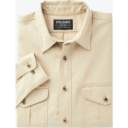 FILSON LIGHTWEIGHT ALASKAN GUIDE SHIRT - LIGHT KHAKI