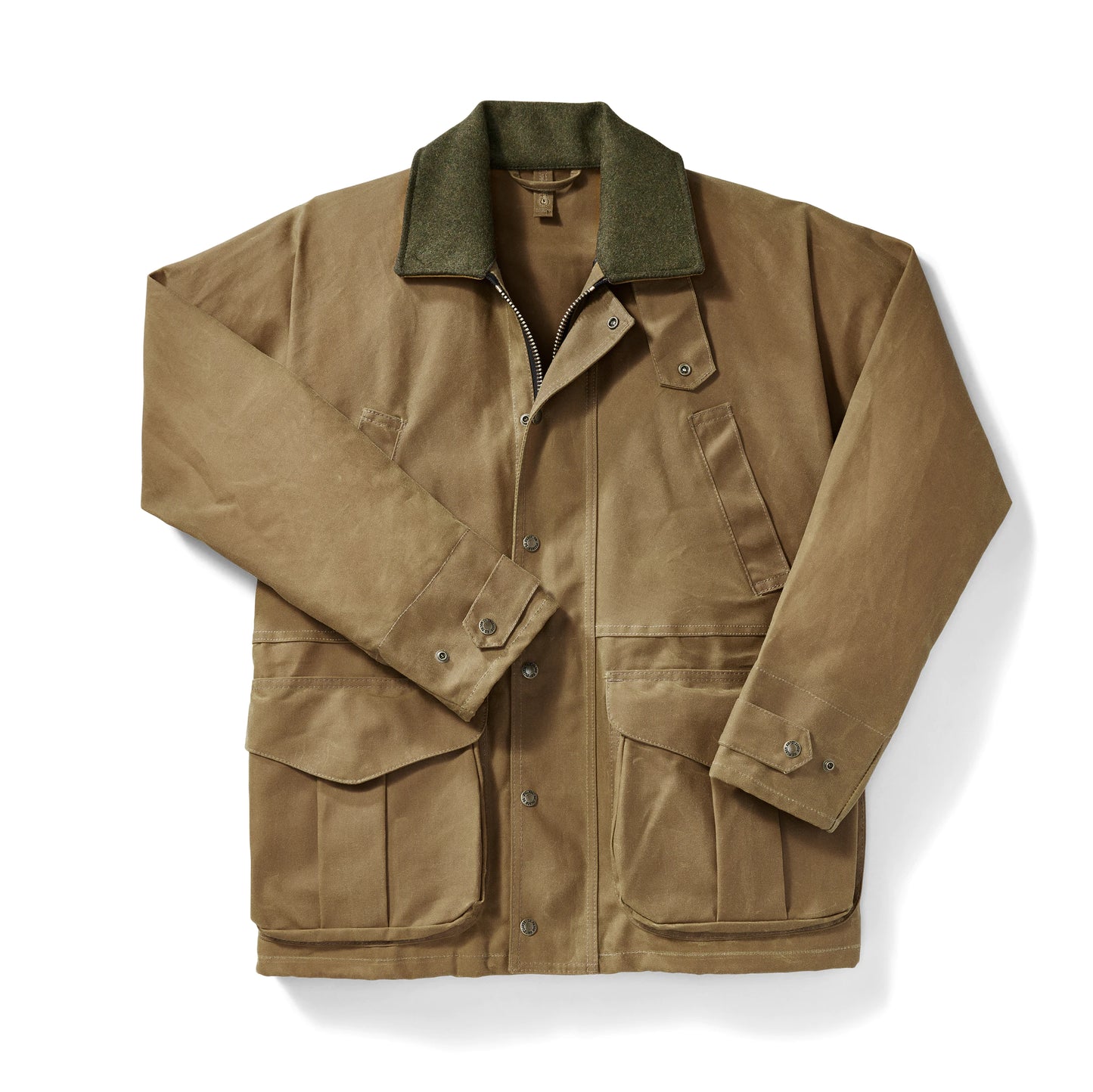 FILSON TIN CLOTH FIELD JACKET US MADE - DARK TAN