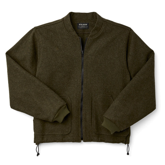 FILSON MACKINAW WOOL JACKET LINER - Forest Green