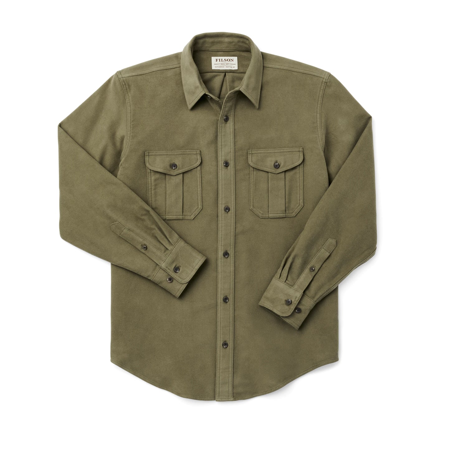 FILSON MOLESKIN SEATTLE SHIRT - Lovat