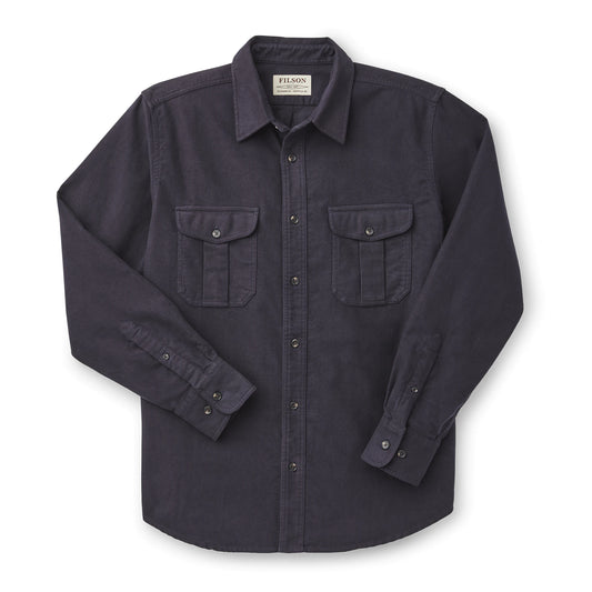 FILSON MOLESKIN SEATTLE SHIRT - Navy