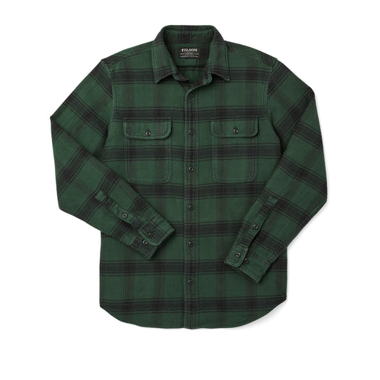 FILSON VINTAGE FLANNEL WORK SHIRT - Green/Black