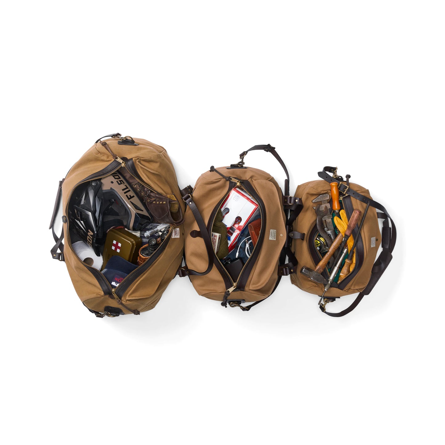 FILSON LARGE RUGGED TWILL DUFFLE BAG - TAN