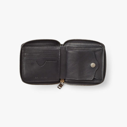 FILSON DAWSON LEATHER WALLET - BLACK