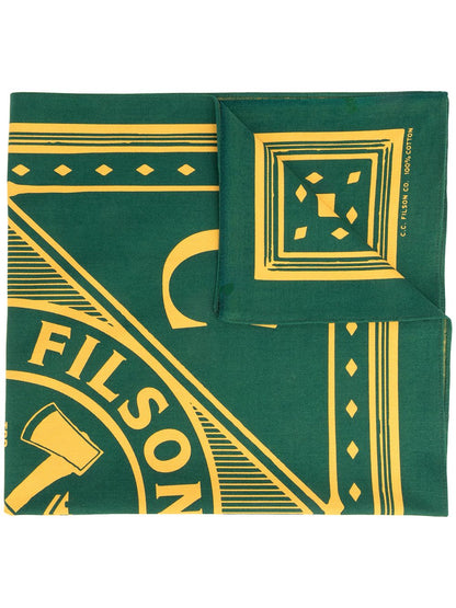 FILSON AXES BANDANA - EVERGREEN