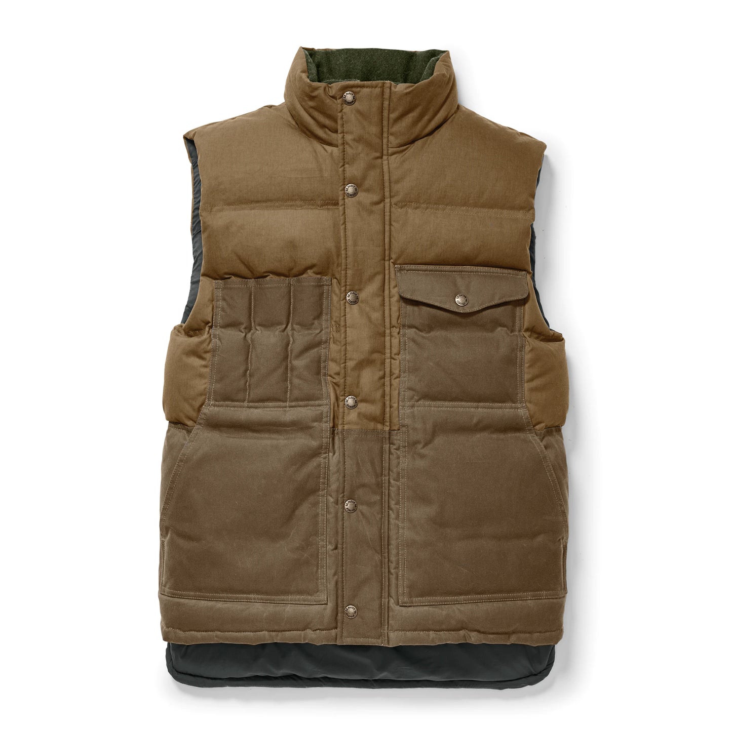 FILSON DOWN CRUISER VEST - Dark Tan