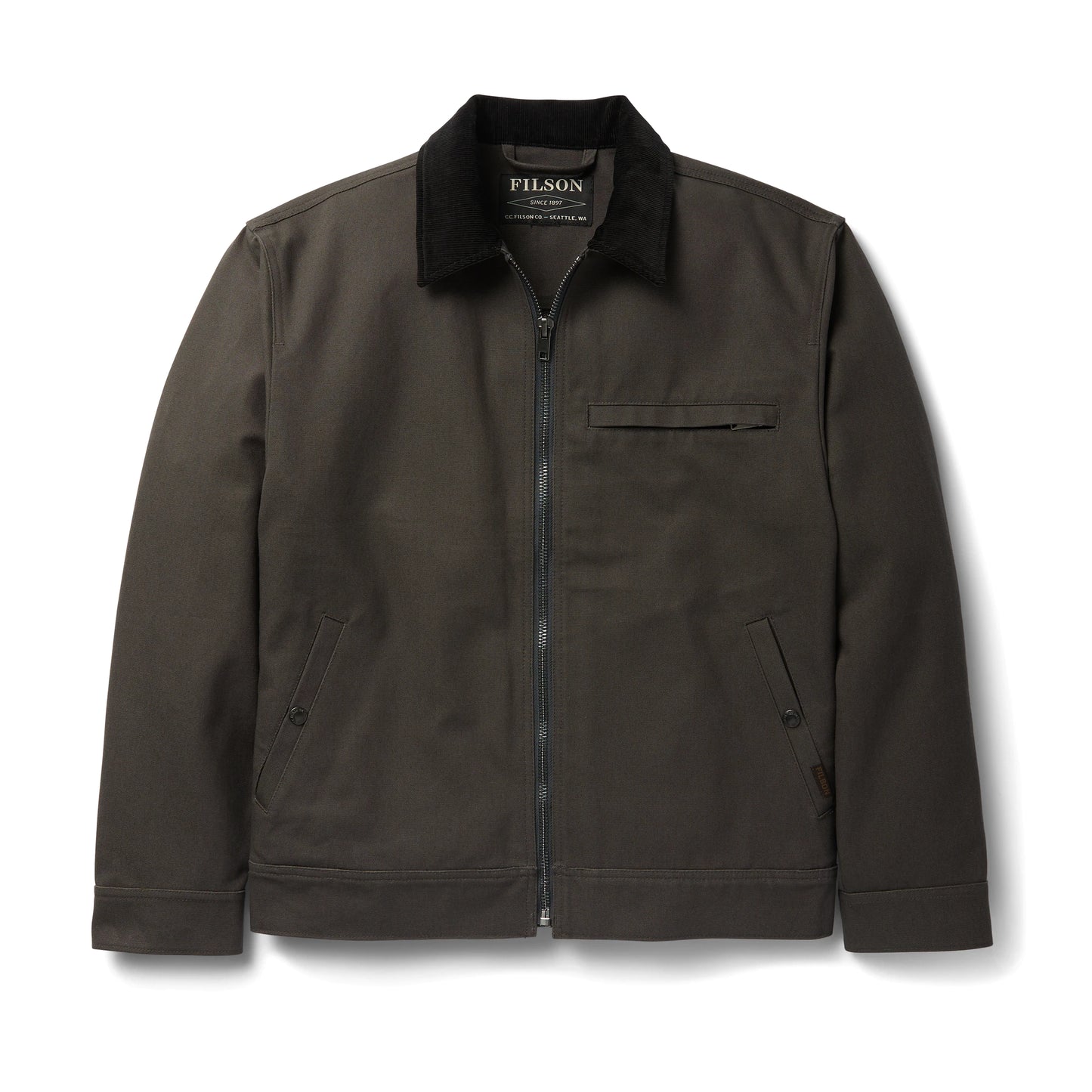FILSON TACOMA WORK JACKET CHARCOAL