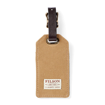 FILSON RUGGED TWILL LUGGAGE TAG - TAN